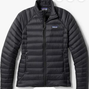 Patagonia Black Down Sweater Jacket Womens Large NWT